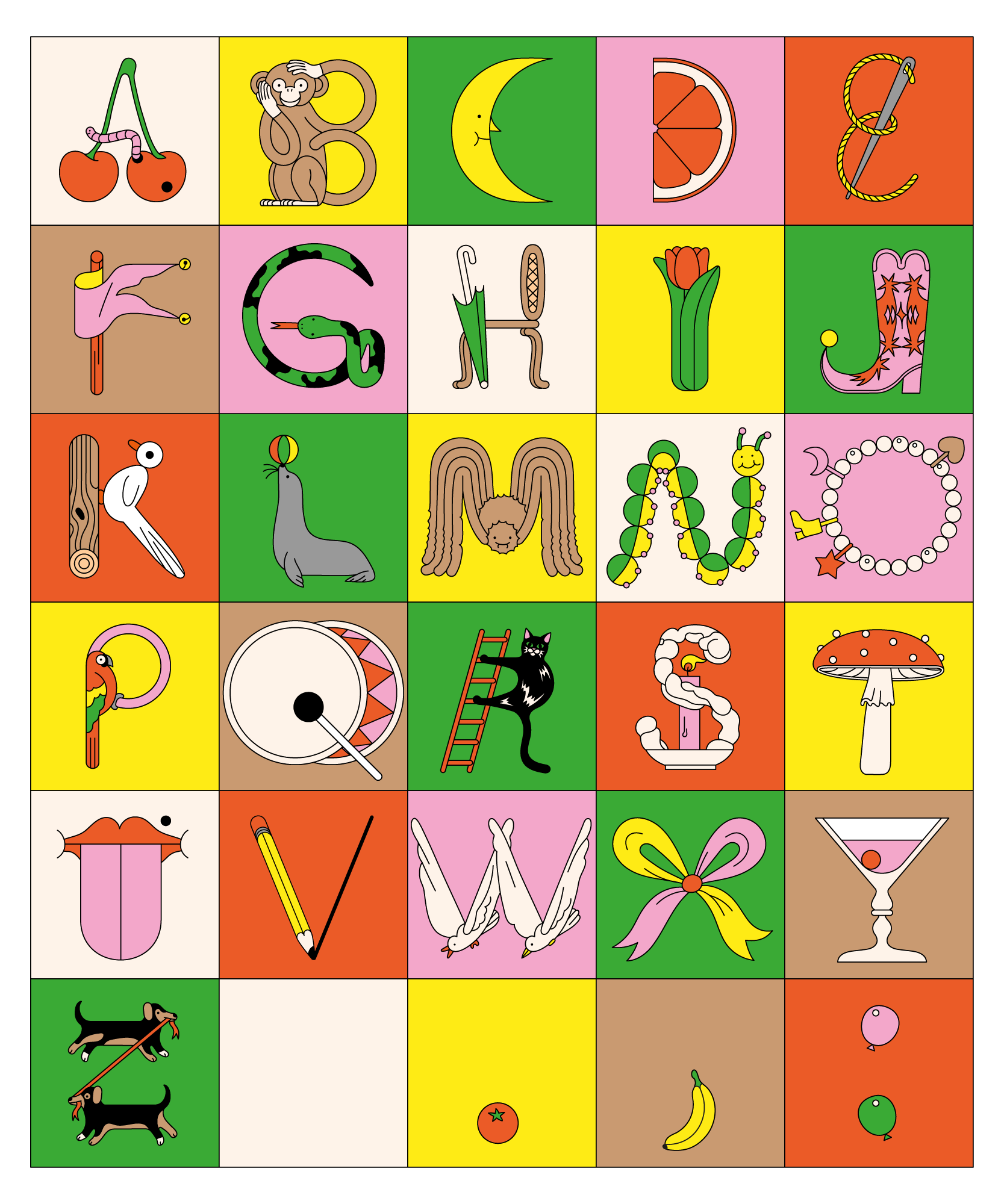 LETTERING - Illustration by LAURA EDELBACHER